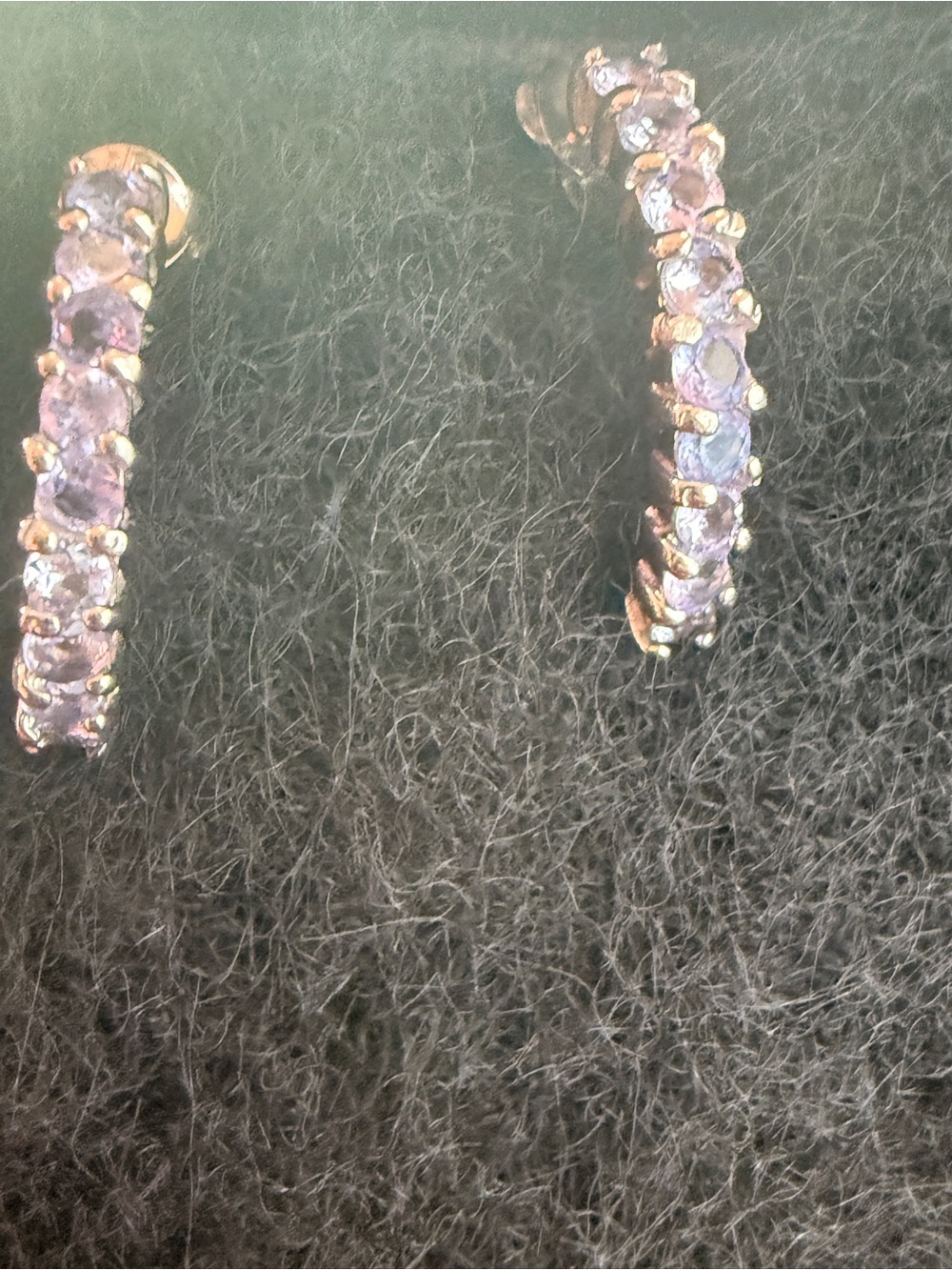 ✨NEW✨ Natural Tanzanite Half Hoop Earrings